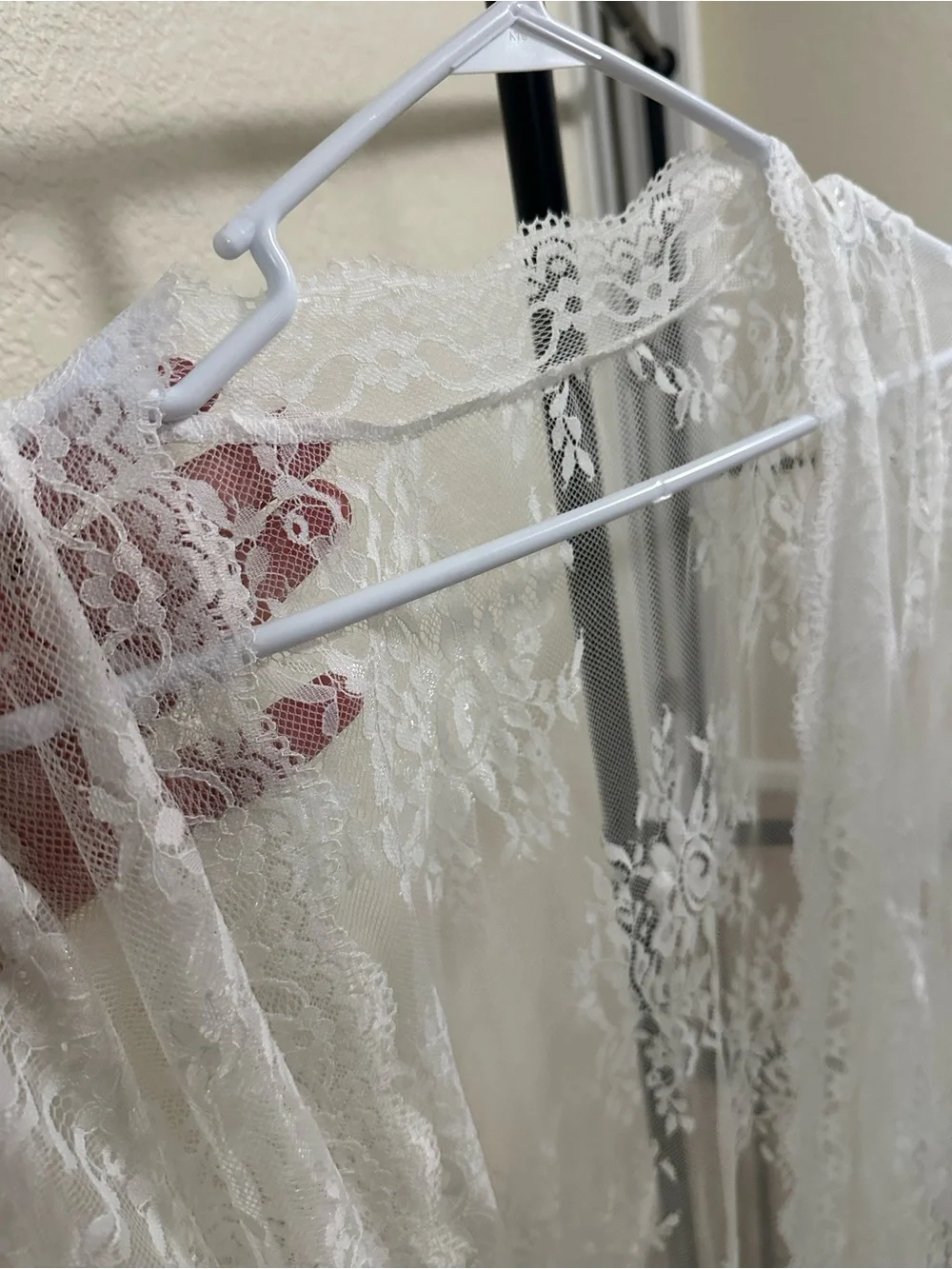 White Lace Robe - Picture 3 of 4